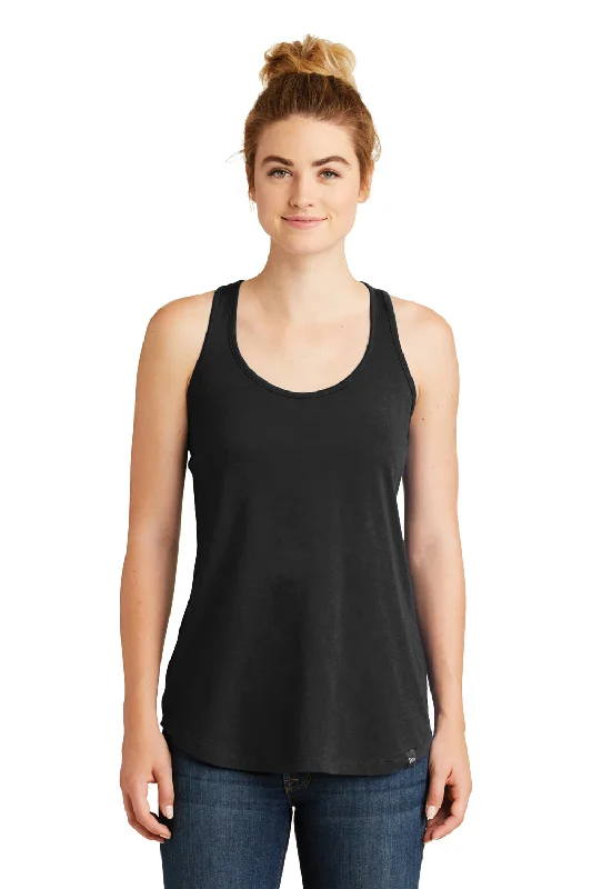 Spring Offer New Era Womens Heritage Tank Top - Black - Closeout