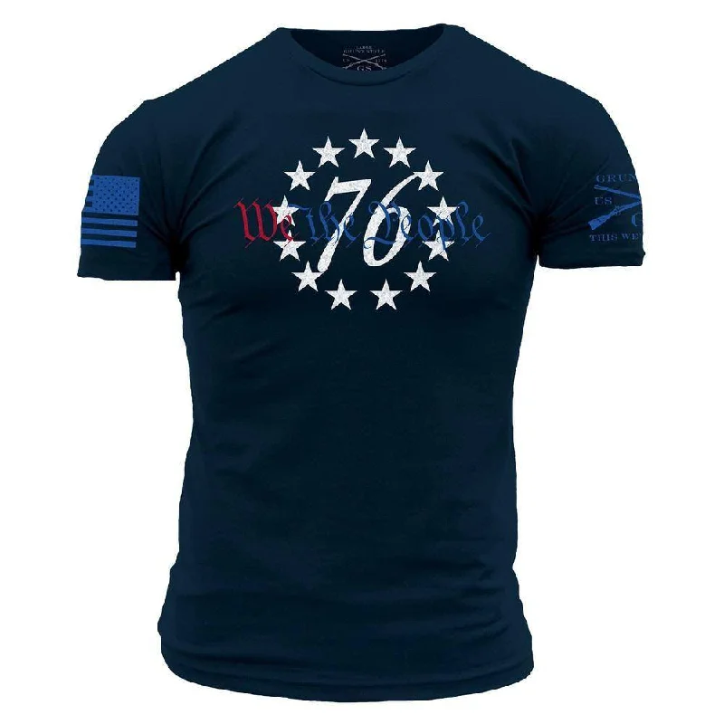 Comfortable Lounge Clothing 76 We The People T-Shirt - Midnight Navy