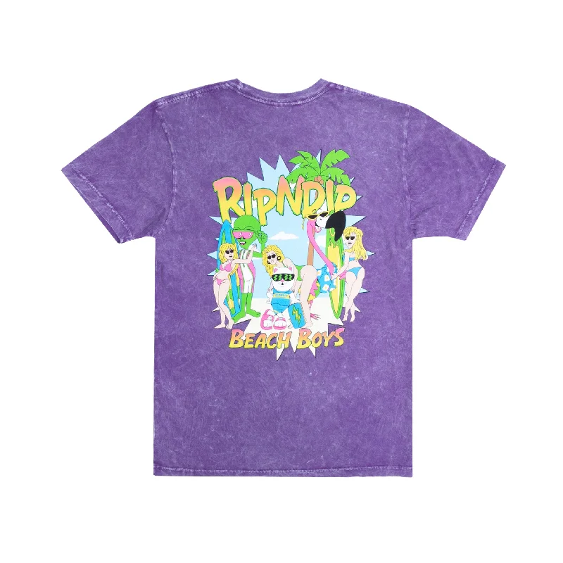 Fashion Frontiers Beach Boys Tee (Purple Mineral Wash)