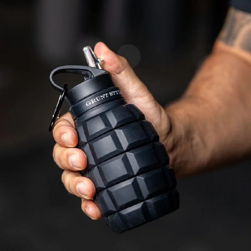 Classy Style Discounts Grunt Style Black Hydro Blast: Collapsible Bottle