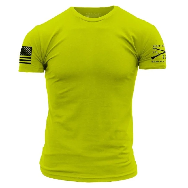 Daily Deals Safety Green Basic T-Shirt