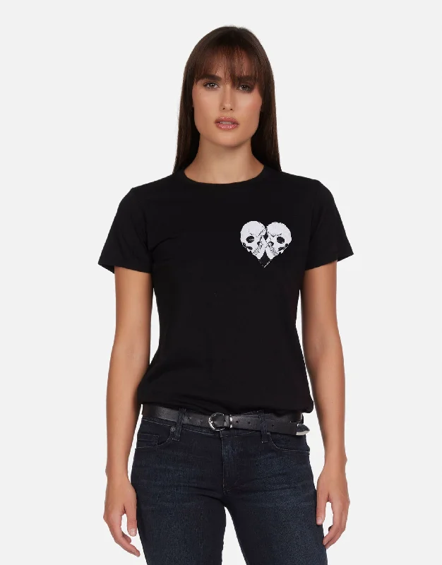 Women's Stylish Casual Garments Croft Skull Heart