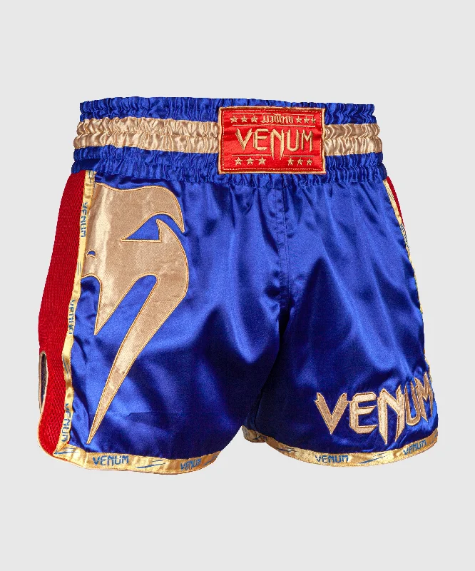 Casual Yet Chic Sales Venum Giant Muay Thai Shorts - Navy/Gold