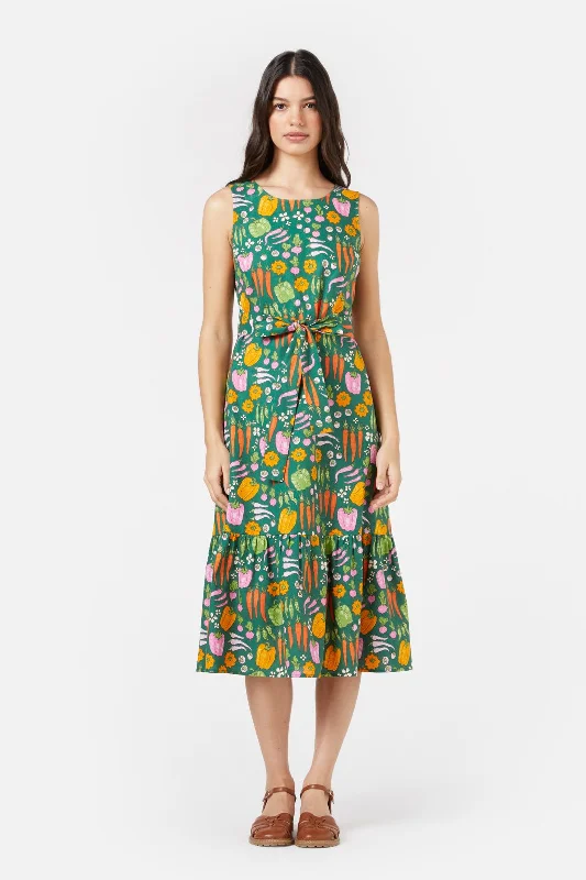 Refined Fashion Sale Veggie Patch Midi Dress