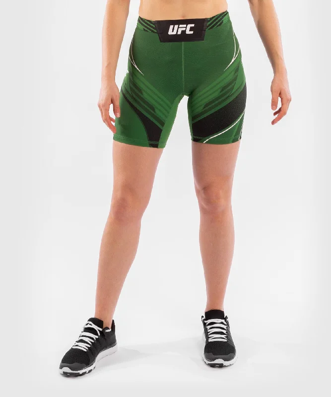 Formal Garments For Women UFC Venum Authentic Fight Night Women's Vale Tudo Shorts - Long Fit - Green