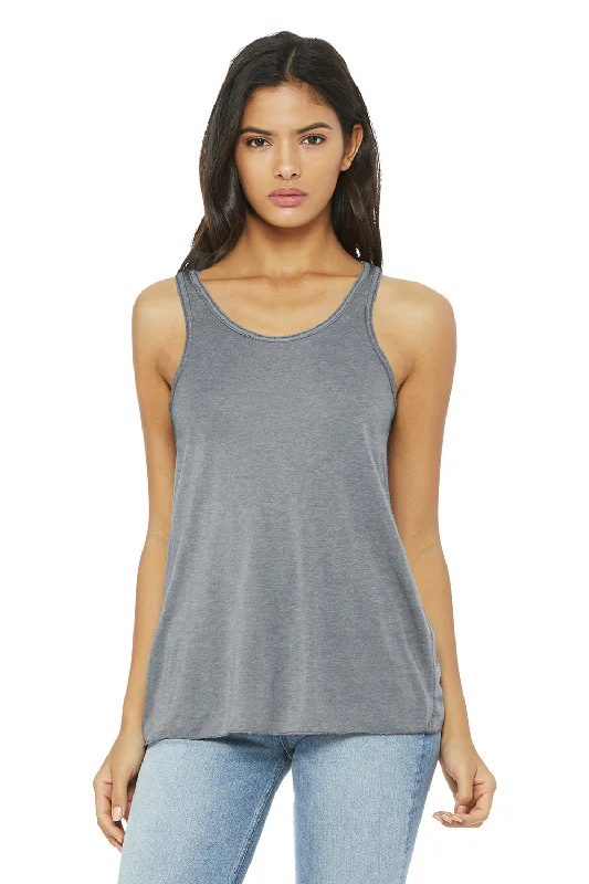 Chic & Modern Sales Bella + Canvas Womens Flowy Tank Top - Heather Grey