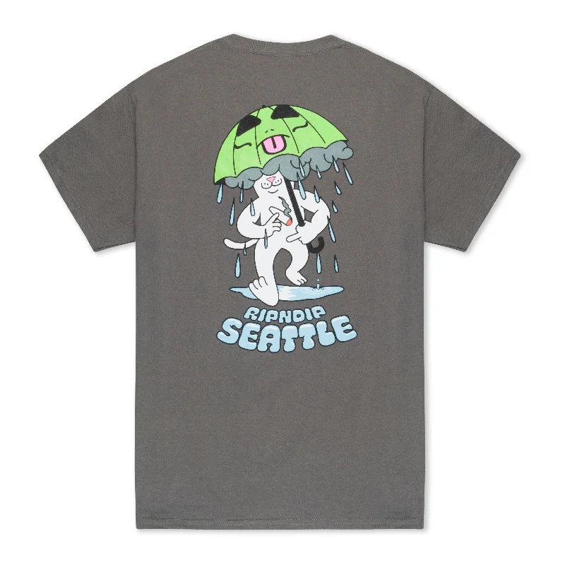 Urban Elegance Deals Rainy Day Seattle Tee (Charcoal)