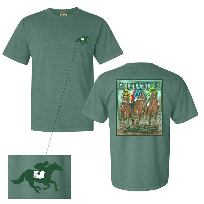 Classic Women's Clothing Styles Horse Races Tee