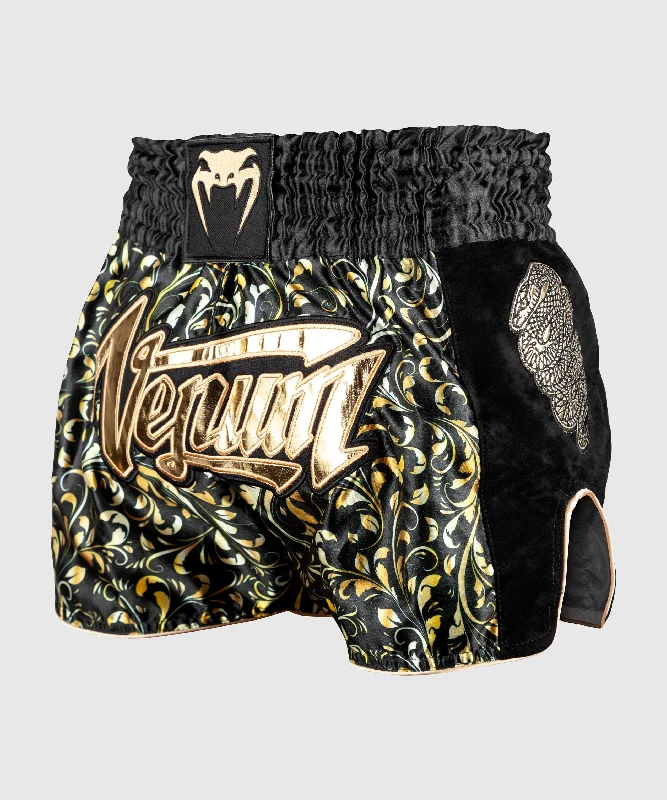 Women's Holiday Attire Venum Absolute Muay Thai Shorts - Black/Gold - Exclusive