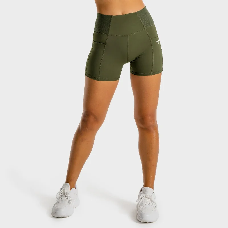 Insane Discount Onslaught Core Performance Shorts - Khaki