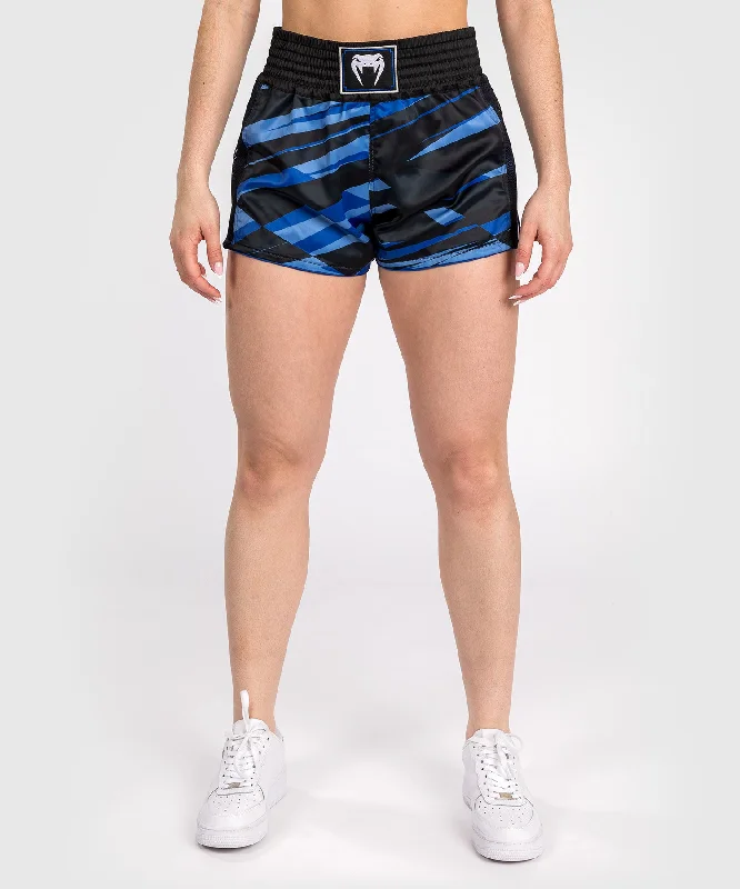 Women's Comfortable Lounge Garments Venum Abyss Women’s Muay Thai Shorts - Shadow Blue