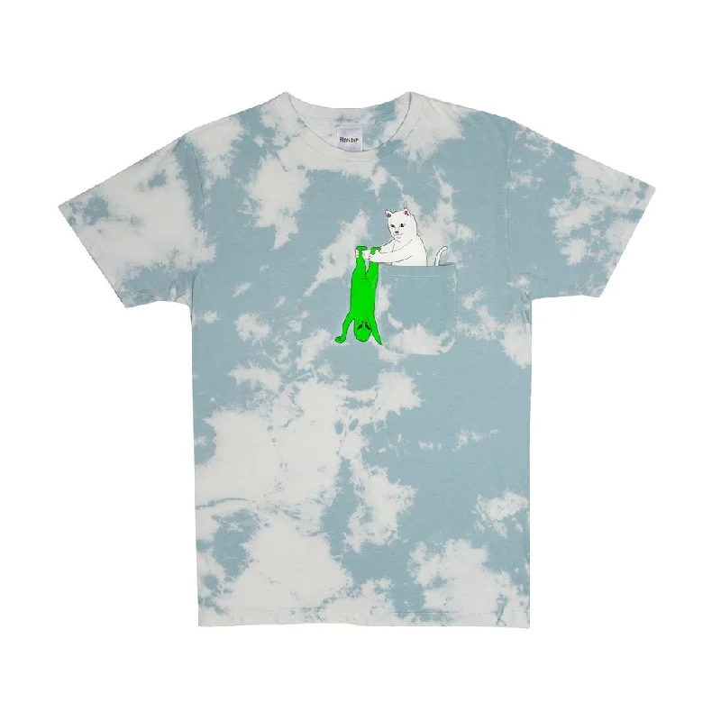 Affordable Luxury Fashion Break Yo Self Pocket Tee (Cloud Wash)