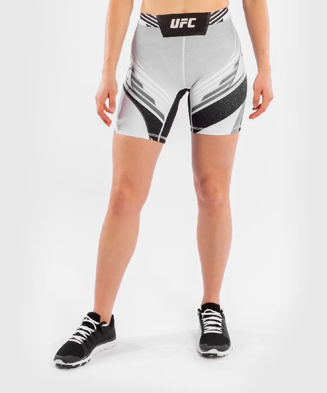 Modern Women's Attire UFC Venum Authentic Fight Night Women's Vale Tudo Shorts - Long Fit - White