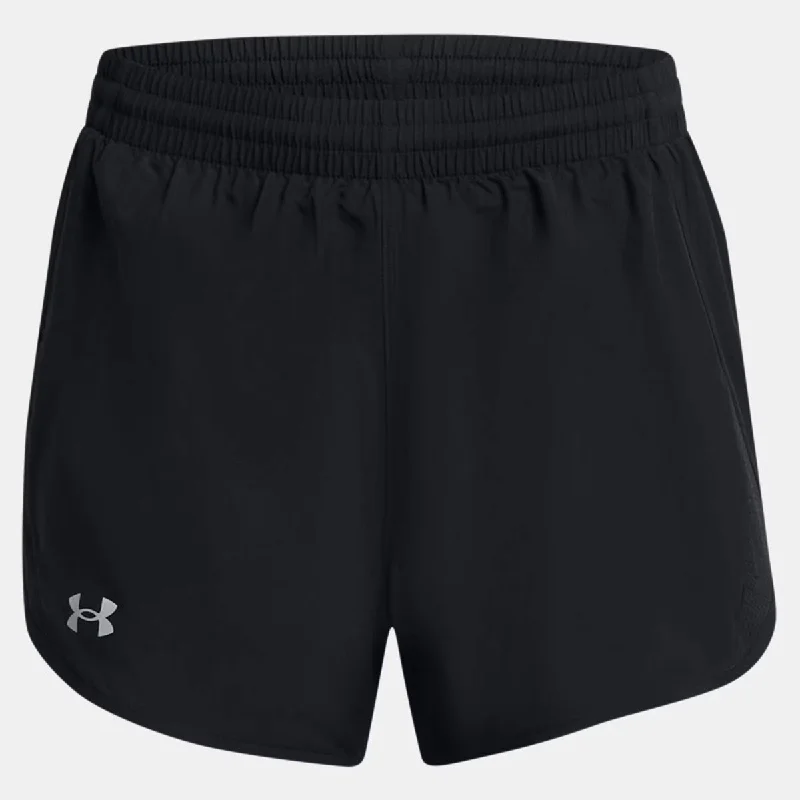 Limited Time Offers Under Armour Fly By 2-in-1 Running Shorts - Womens - Black/Reflective