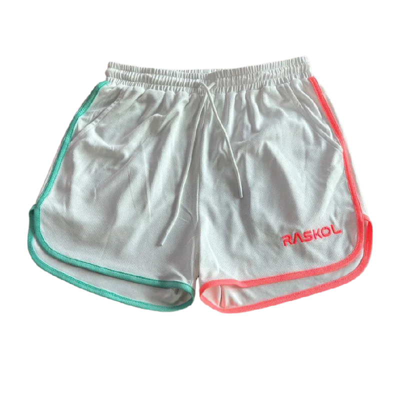 Sleek Style Discounts RASKOL MIAMI WHITE Classic Shorts (LIMITED EDITION)