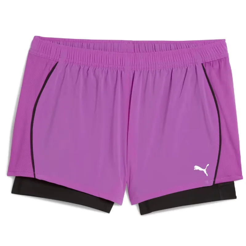 Women's Clothing For Casual Outings Puma Run Velocity 2-in-1 3 Inch Shorts - Womens - Wild Berry