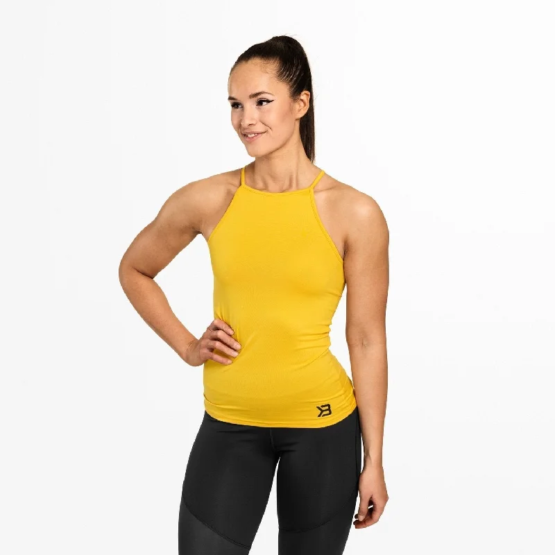 Formal Attire For Women Better Bodies Performance Halter - Yellow