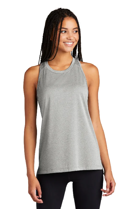 Women's Cozy Winter Attire Sport-Tek Womens Endeavor Moisture Wicking Tank Top - Heather Light Grey/Light Grey - Closeout