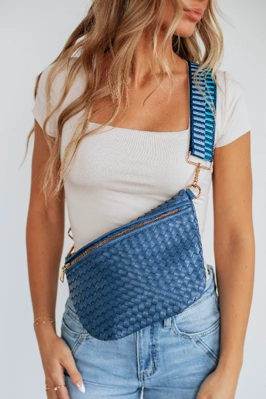 Comfortable Chic Patsy Bum Bag - Steel Blue