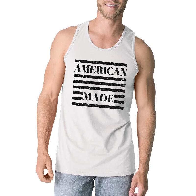 High-End Style Discounts American Made Funny 4th Of July Tank Top For Men Gifts For Him