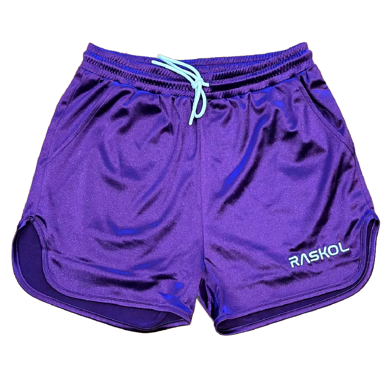 Popular Collection RASKOL PURPLE SILK SHORTS (LIMITED EDITION)