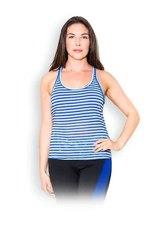 Additional Time-Limited Offers USN Women's Stripey Vest Top