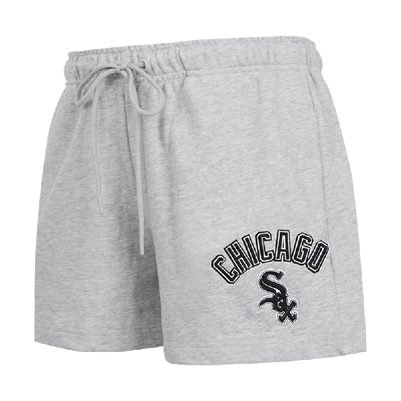 Women's Stylish Outdoor Outfit MLB CHICAGO WHITE SOX CLASSIC WOMEN'S SHORT (HEATHER GREY)