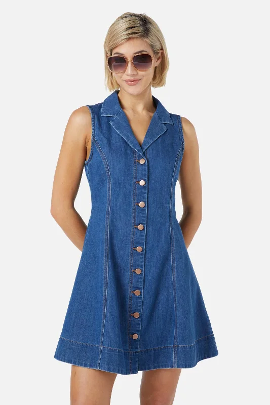 Hot Sale Carrie Denim Pinny