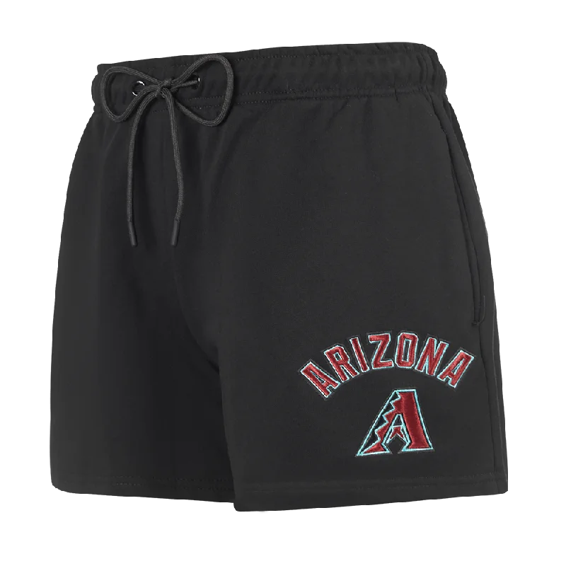 Flash Sale Starts MLB ARIZONA DIAMONDBACKS CLASSIC WOMEN'S FLEECE SHORT (BLACK)