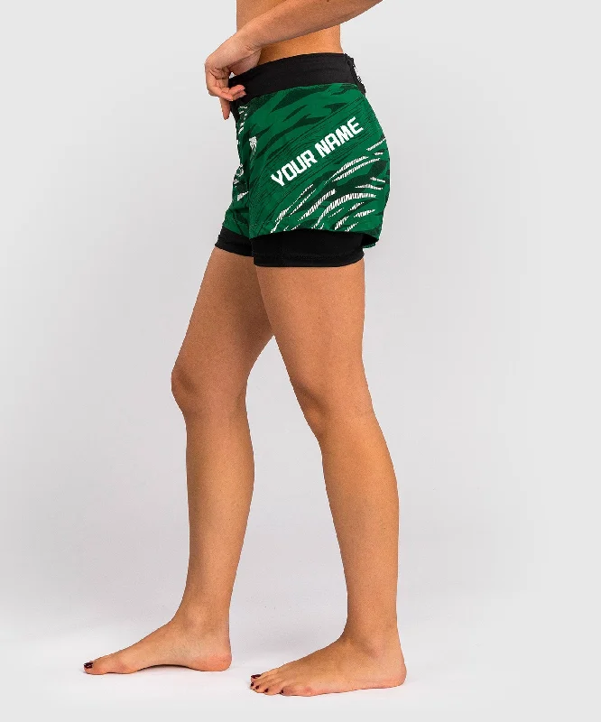 Affordable Luxury Women's Garments UFC Fusion by Venum Personalized Authentic Fight Night Women's Fight Short - Green