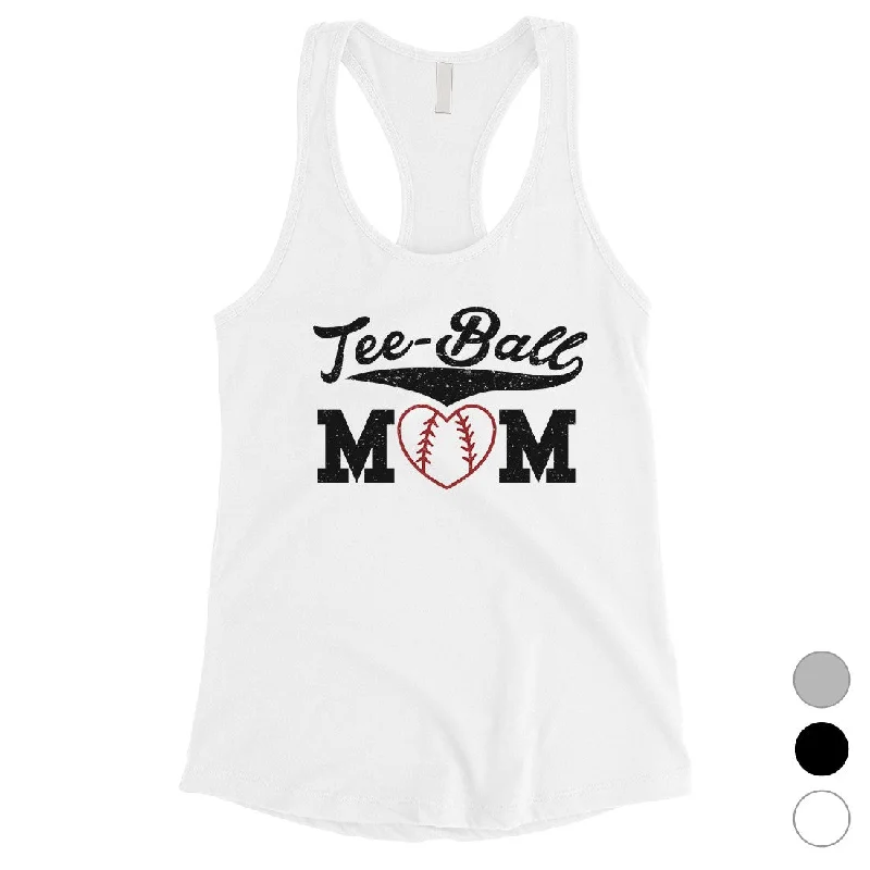 Fall Sale, Prices Drop Tee-Ball Mom Womens Tank Top Cute Sleeveless Shirt For Mothers Day