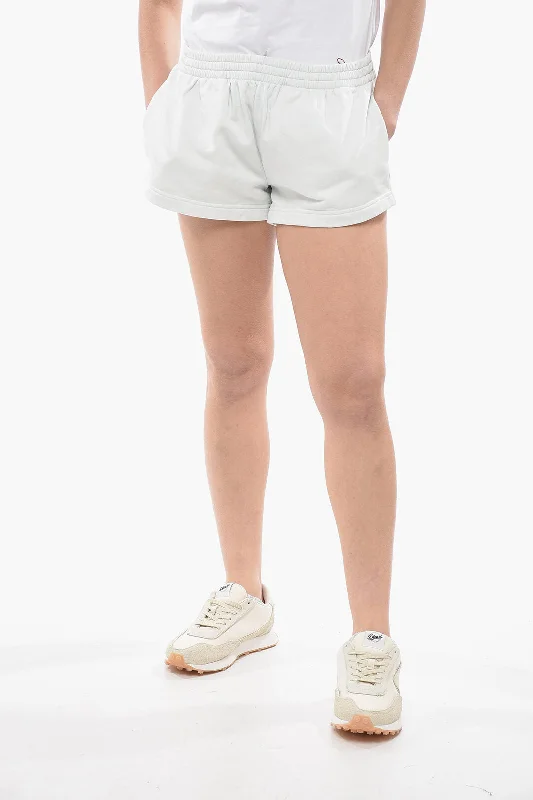 Limited Edition Balenciaga Brushed Cotton Shorts with Elastic Waistband