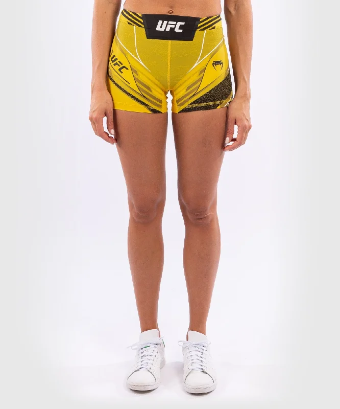 Vintage-Inspired Garments UFC Venum Authentic Fight Night Women's Vale Tudo Shorts - Short Fit - Yellow