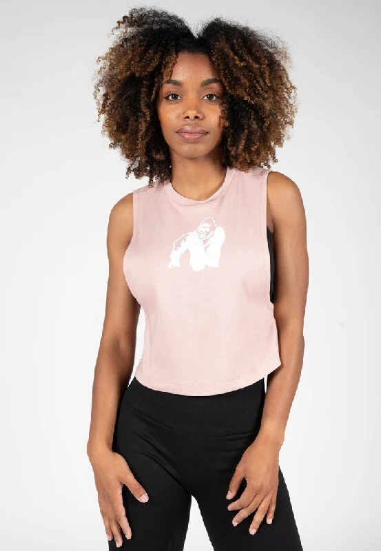 Women's Resort Attire Gorilla Wear Addison Drop Armhole Tank Top - Pink