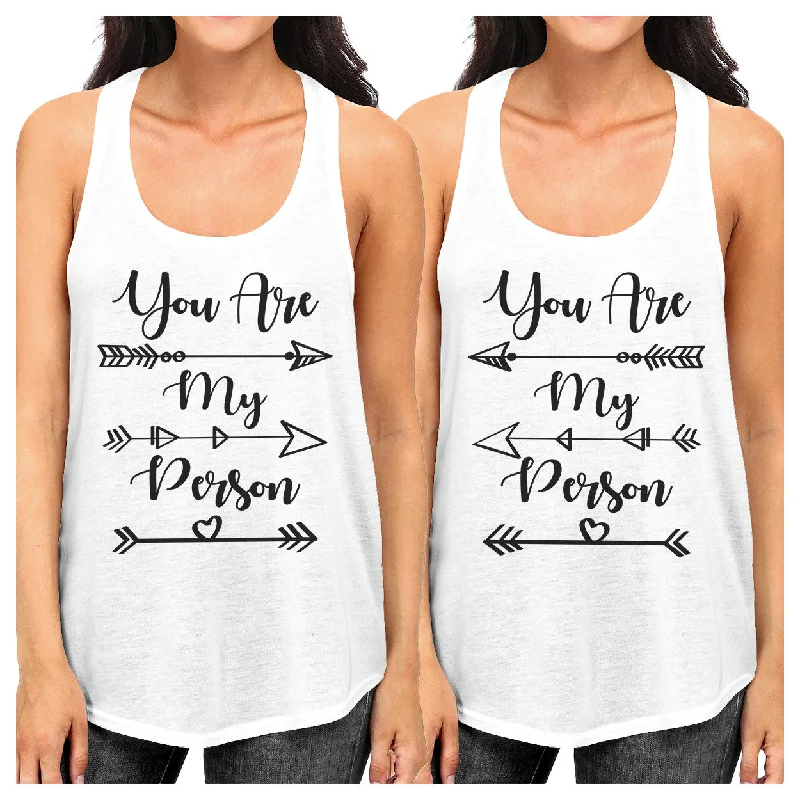 Hurry Before It'S Gone You Are My Person BFF Matching White Tank Tops