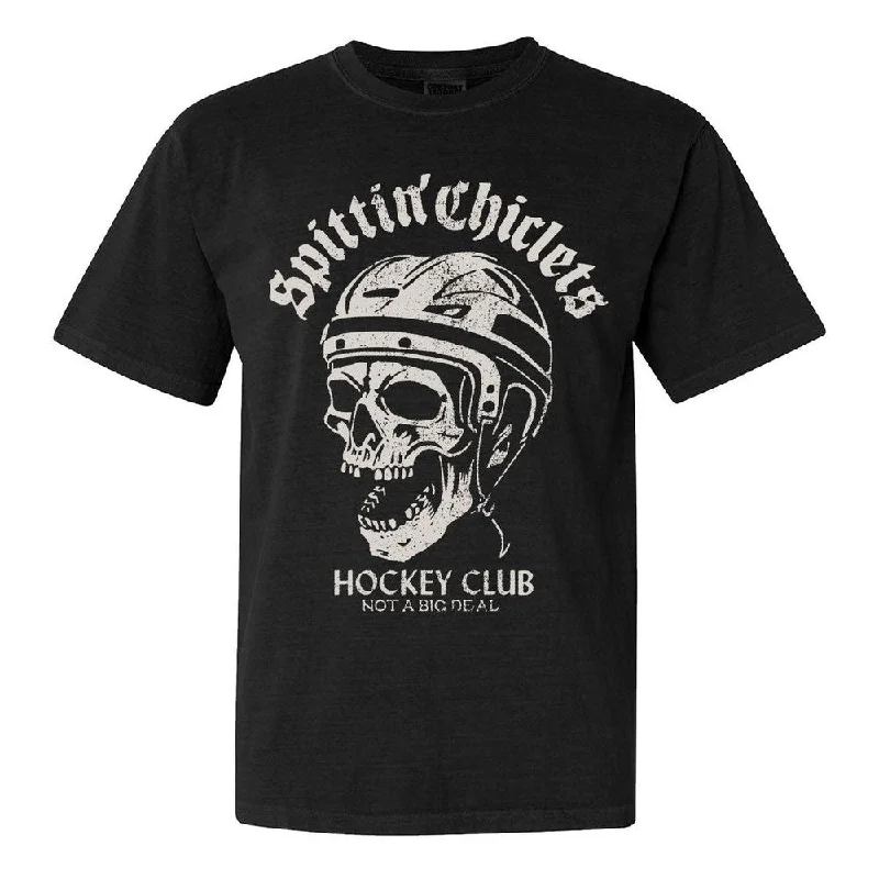 Top Deals Spittin Chiclets Hockey Club Skull Tee