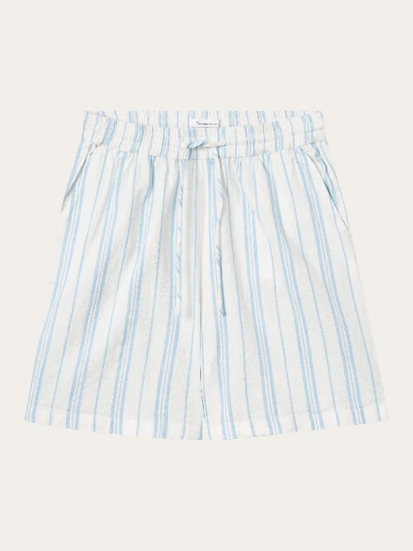 Huge Discounts This Week Cotton elastic waist shorts - Stripe