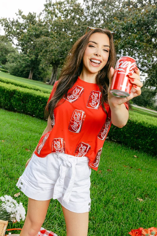 Best Sellers Red Scattered Coca-Cola® Can Tee