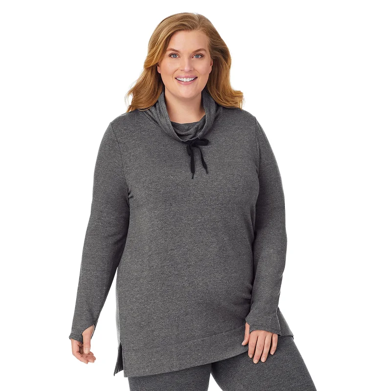 Best Sellers Ultra Cozy Long Sleeve Cowl Neck Tunic PLUS