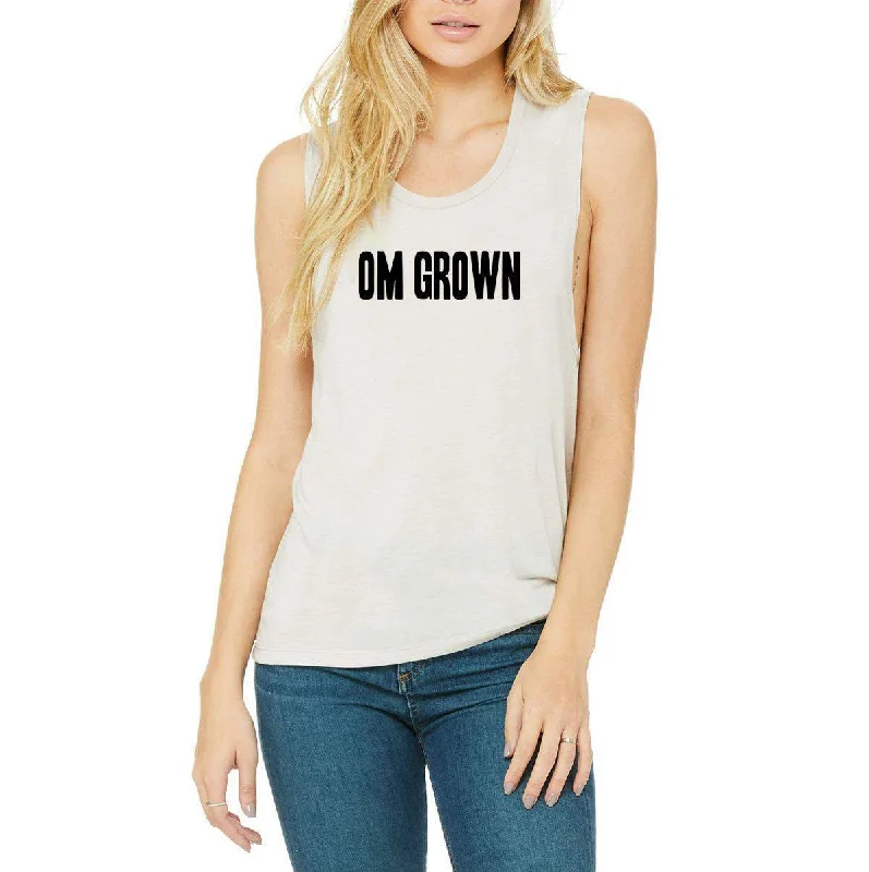 Summer Deals OM Grown Rock Concert Crew Tank - Athleisure Wear