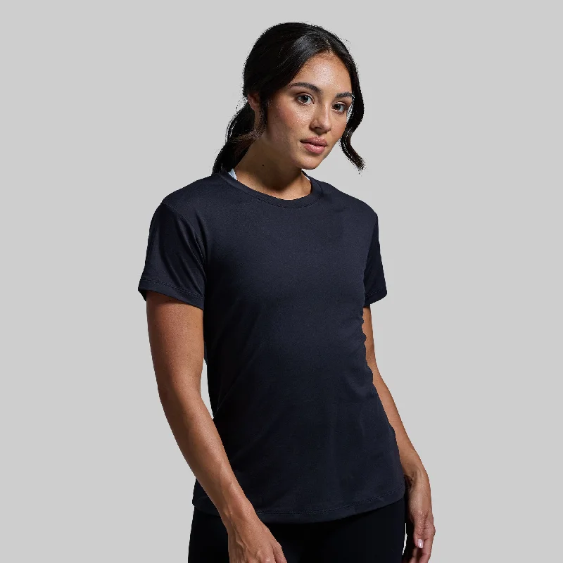 Stylish And Comfortable Clothing For Women Women's BP Premium Basic Crew (Black)