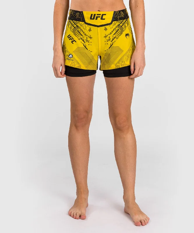 Women's Clothing Sets UFC Adrenaline by Venum Authentic Fight Night Women’s Fight Short - Yellow