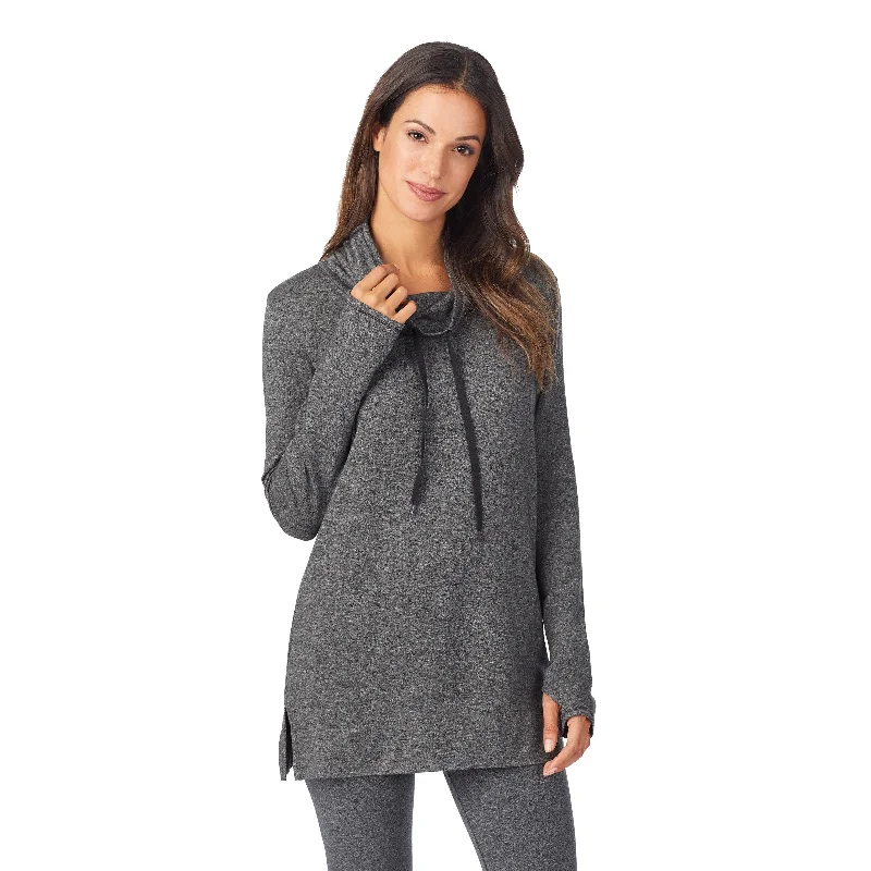 Low Price Special Ultra Cozy Long Sleeve Cowl Neck Tunic