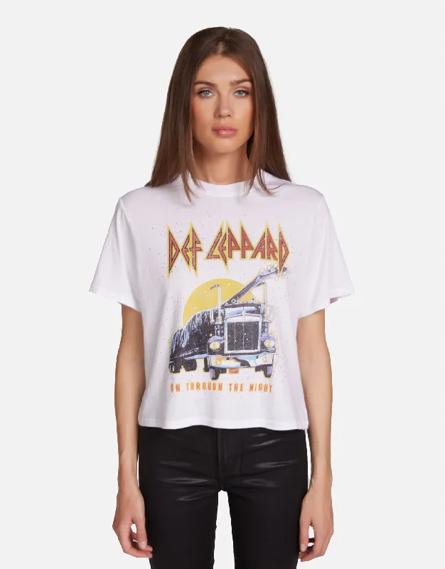 Chic Women's Attire Rue Def Leppard Truck w/ Crystals