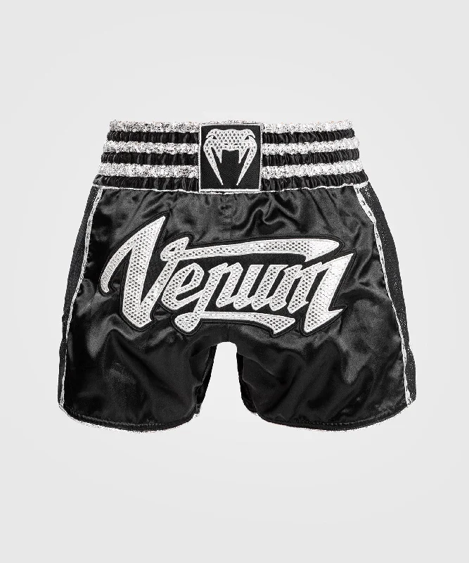 Comfortable Chic Venum Absolute 2.0 Muay Thai Shorts - Black/Silver