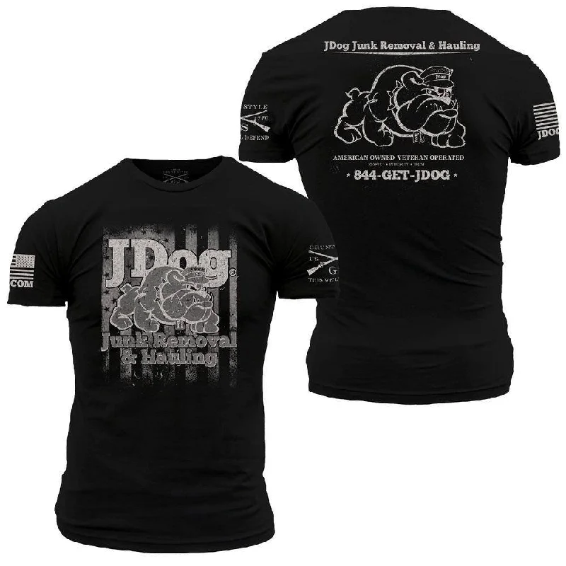 Don't Miss Out JDog T-Shirt - Black With Grey