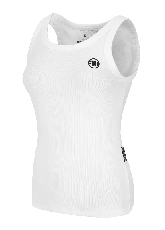 Women's Night-Out Clothes Women's Tank Top Rib LAYLA - White