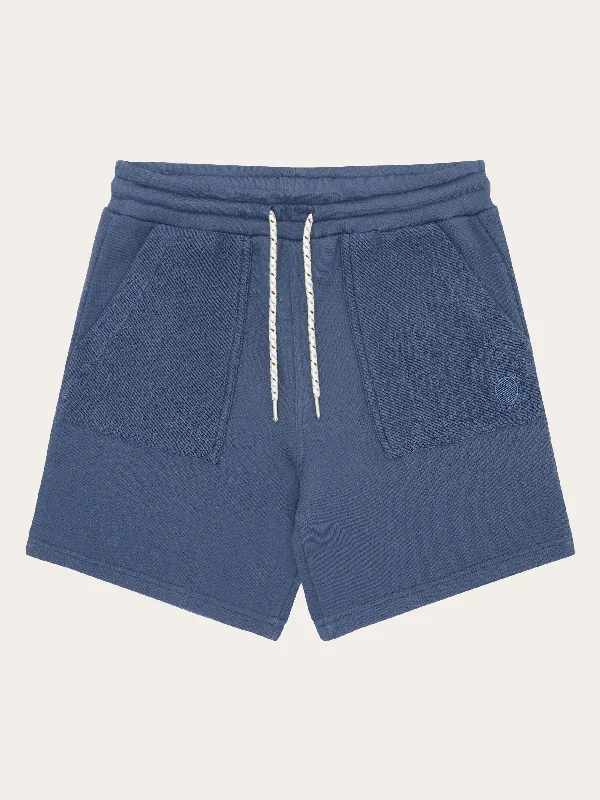 Chic & Modern Sales POSEY wide fit mid-rise sweat shorts - GOTS/Vegan - Vintage Indigo