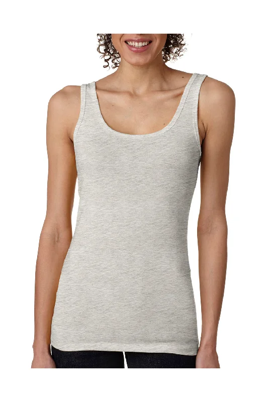 Flash Sale Now Next Level Womens Jersey Tank Top - Heather Light Grey - Closeout