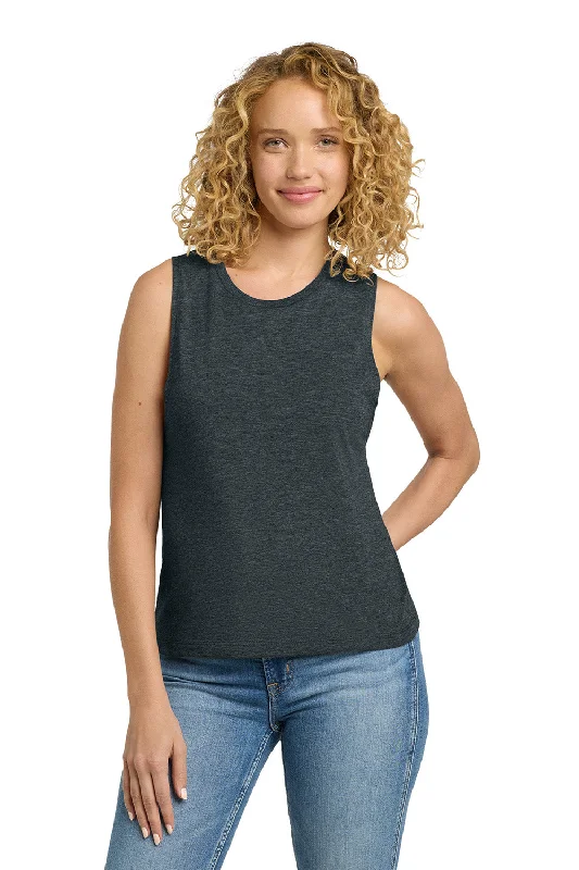 Women's Stylish Professional Apparel Next Level Womens Festival Muscle Tank Top - Antique Denim Blue